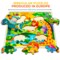 QUOKKA Wooden Africa Puzzles for Kids Ages 3-5 – 28 Pieces Toddlers Kids Puzzles Ages 4-8 Year Olds – Wood Africa Toys for Children 6-8 yo | Africa Animals